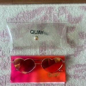 Quay Heart-Shaped Sunglasses